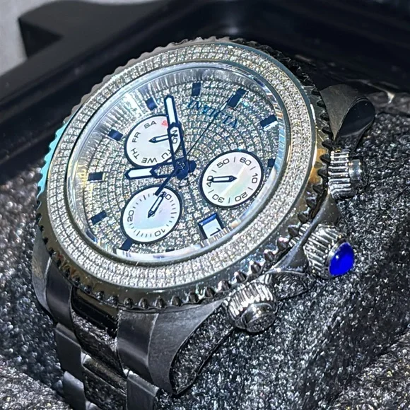 1.97 CT. DIAMOND INVICTA GRAND DIVER SWISS RHONDA Z60 CALIBER 47MM (31990) - Picture 2 of 10